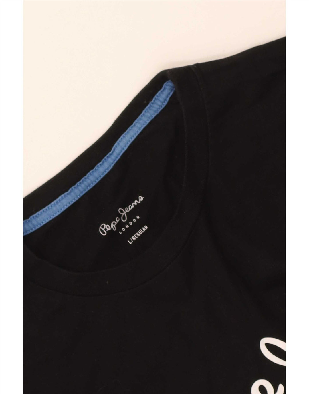 PEPE Jeans Herren Regular Graphic Top Langarm Large Schwarz