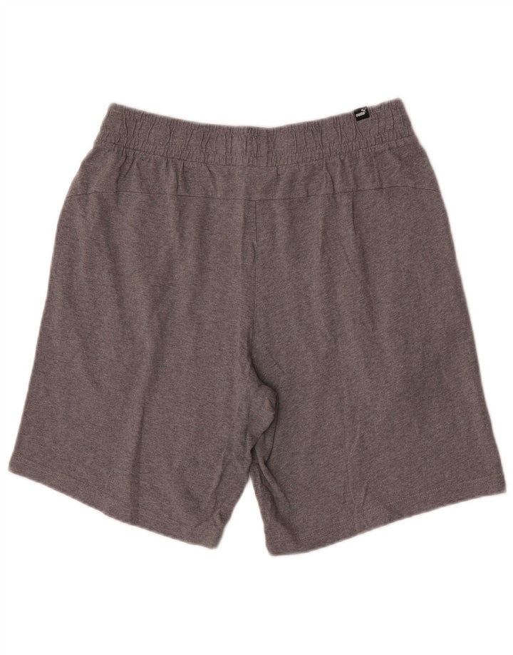 Puma Herren Graphic Sport Shorts Mittelgrau meliert