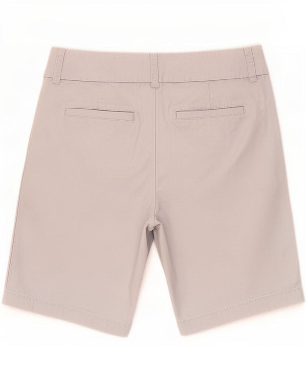 J. Crew Damen Chinoshorts US 2 XS W30 Graue Baumwolle