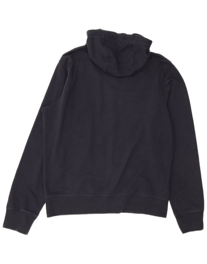 New Balance Herren-Kapuzenpullover mit Reißverschluss, mittelblau
