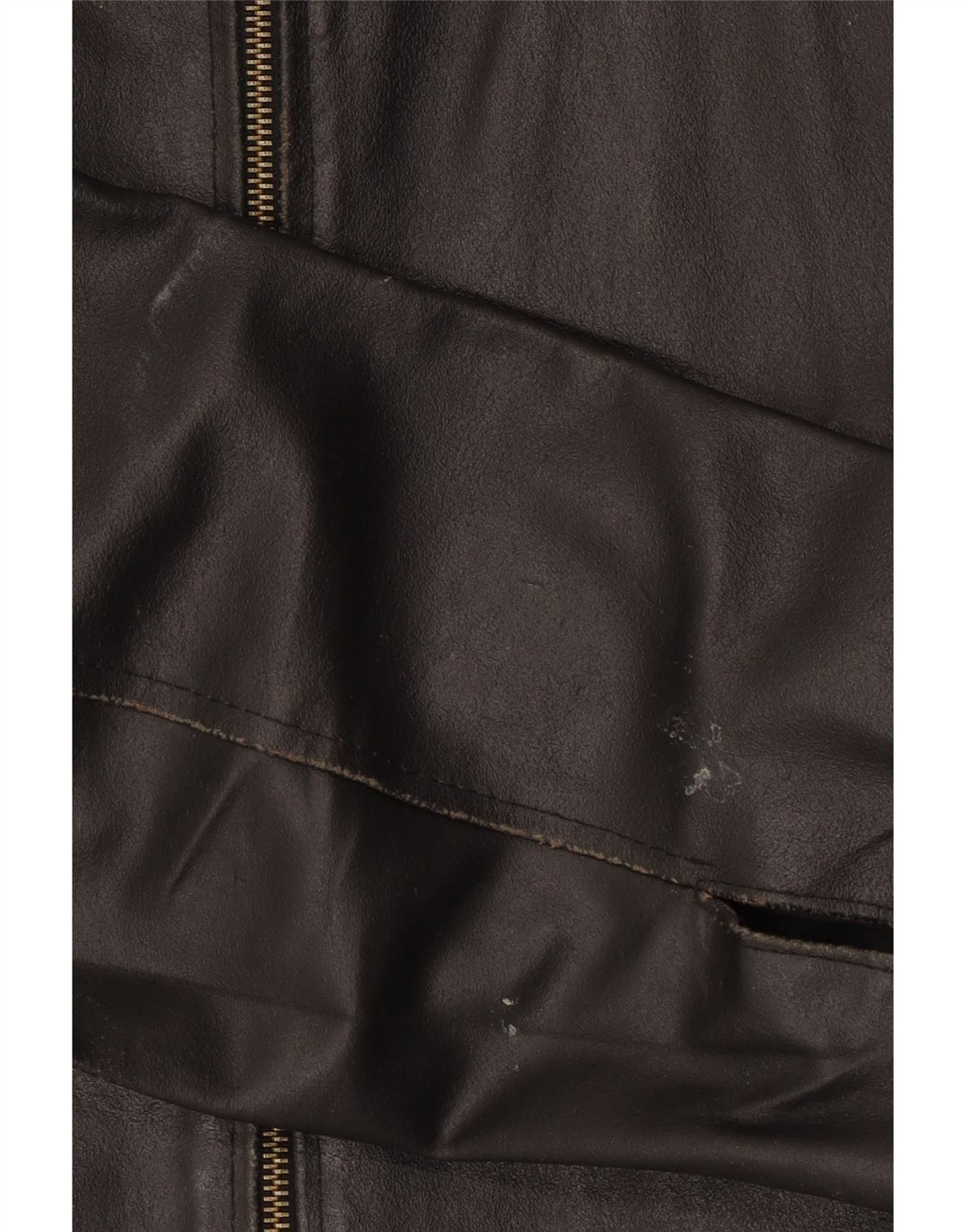 Planet Damen Lederjacke IT 50 Großes schwarzes Leder