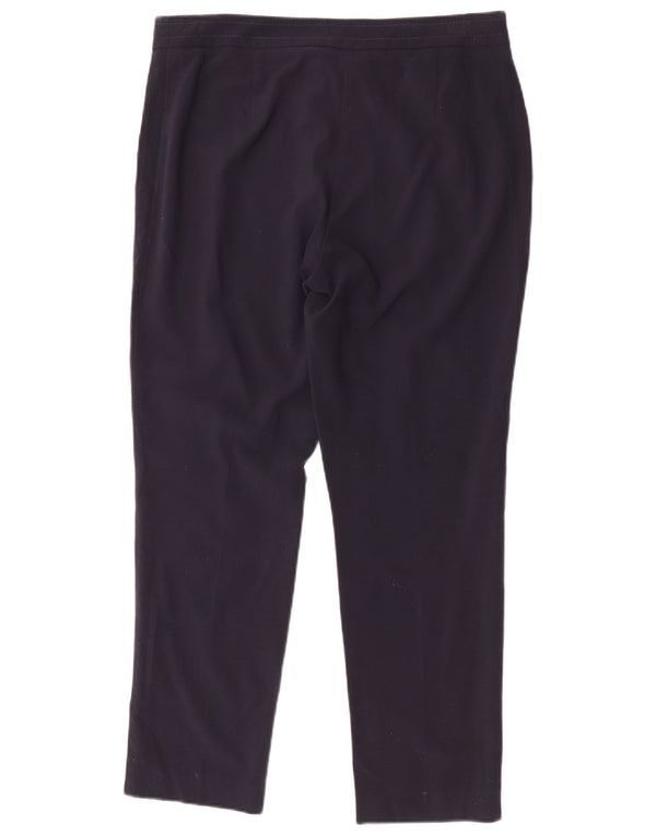 Marks & Spencer Damen Freizeithose UK 12 M W32 L27 Marineblau