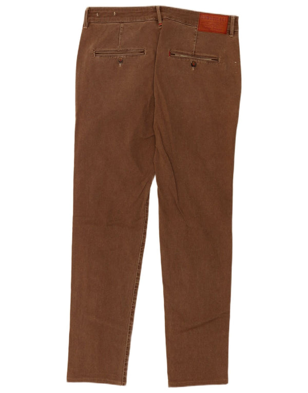 Camouflage AR and J Mens Slim Fit Chino Trousers IT 48 Medium W34 L31 Brown