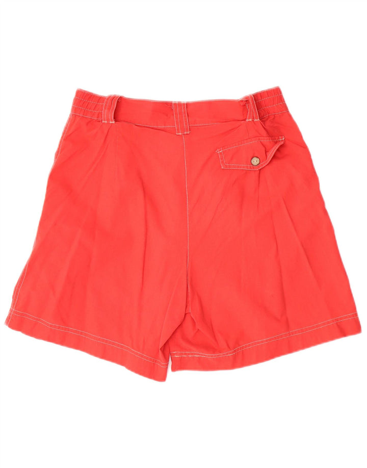 Vintage Damen Casual Shorts IT 42 Medium W30 Rot