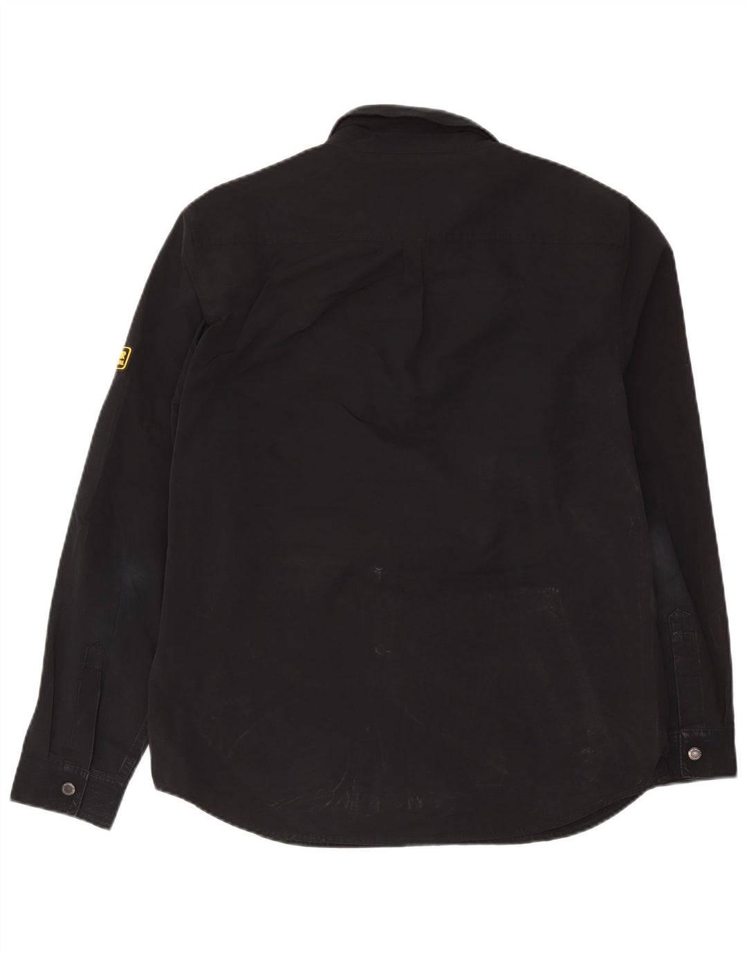 Barbour Herren-Overshirt-Hemd, großes schwarzes Polyester