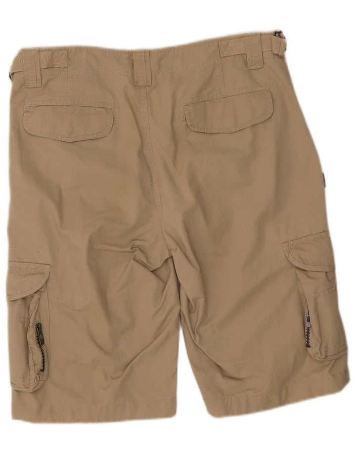 Vintage Herren Cargo Shorts W31 Mittelbeige Baumwolle