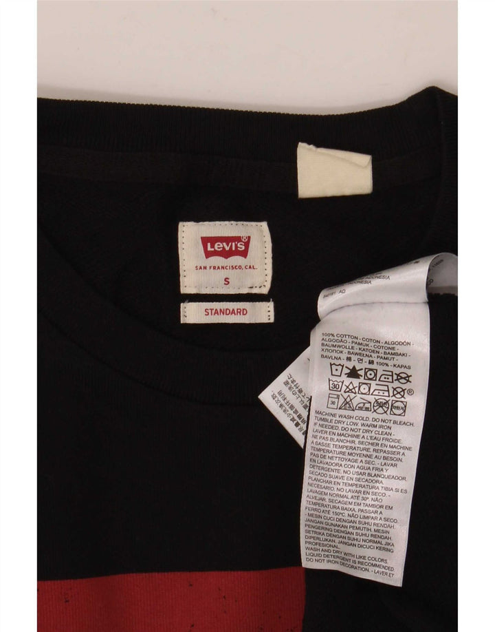 Levi's Herren Standard Graphic Sweatshirt Pullover Small Schwarz