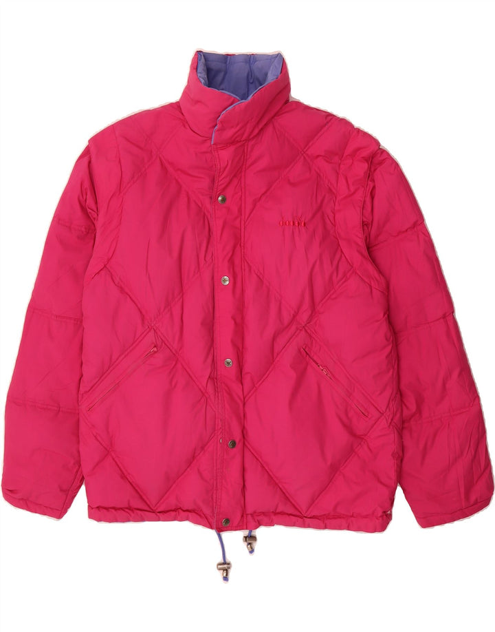 DIADORA Mens Reversible Padded Jacket UK 38 Medium Purple Polyester Vintage Diadora and Second-Hand Diadora from Messina Hembry 