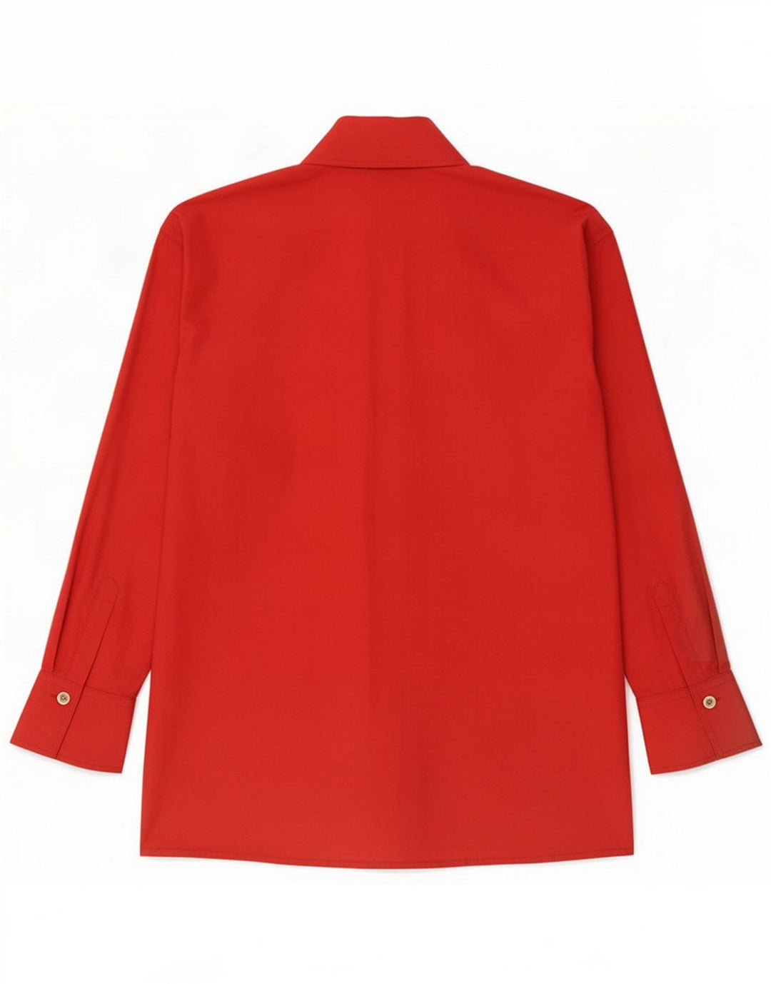Versace Damenhemd UK 14 Mittelrote Baumwolle