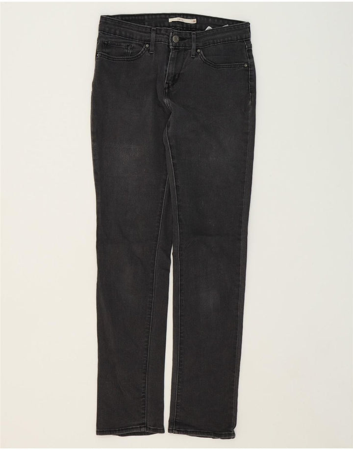 LEVI'S Womens 512 Slim Tapered Jeans W28 L32 Black Cotton Vintage Levi's and Second-Hand Levi's from Messina Hembry 