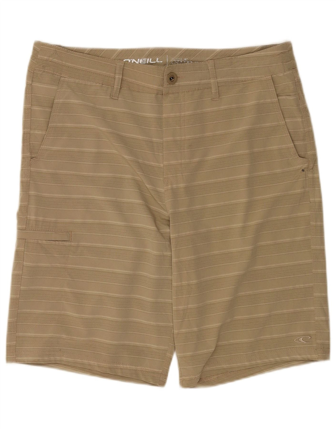 O'Neill Herren Chinoshorts W32 Mittelbeige gestreiftes Polyester