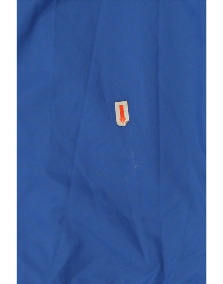Nike Jungen-Regenjacke mit Kapuze, 10–11 Jahre, mittelblaues Colourblock-Nylon