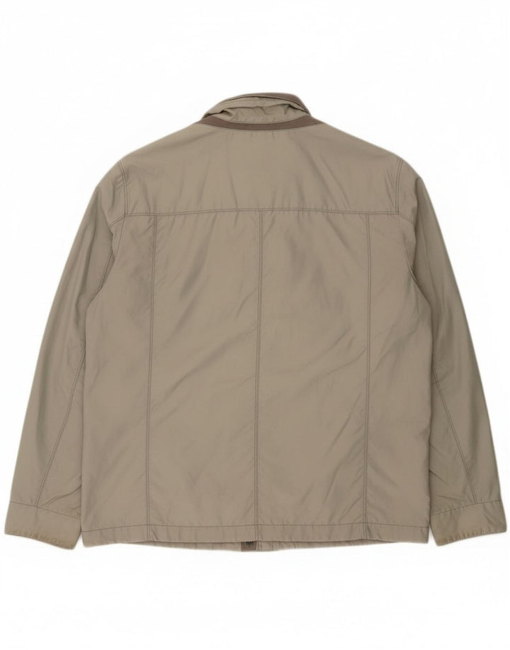 Geox Herren Bomberjacke UK 44 2XL Graue Baumwolle