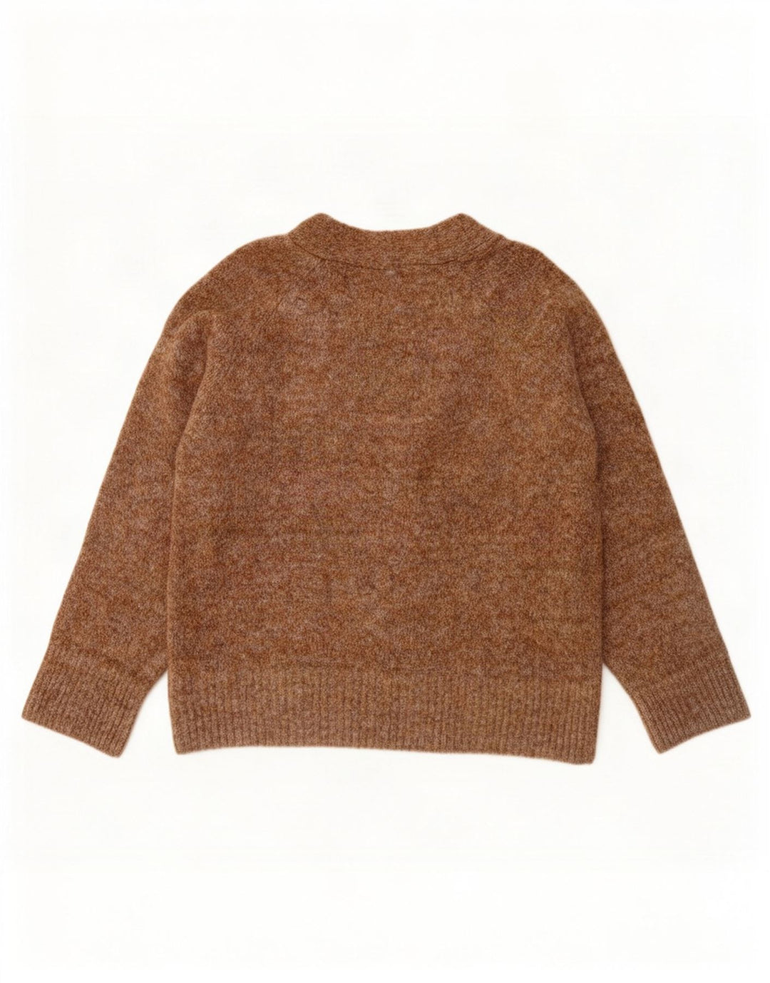 Zara Damen-Strickjacke in Übergröße, Gr. 10, Größe S, braun, Polyester