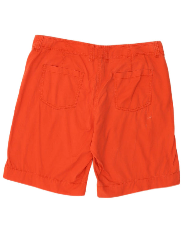 Marks & Spencer Damen Cargoshorts UK 14 Large W34 Orange Baumwolle