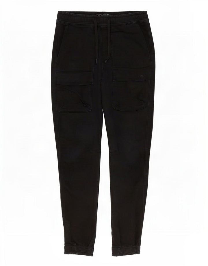 Zara Herren-Cargohose, Größe S, W30, L28, Schwarz