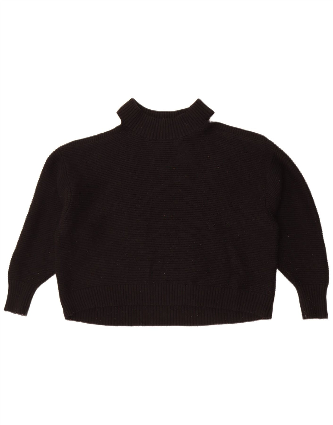 Zara Damen-Pullover mit Rollkragen, übergroß, Gr. 14, mittelschwarz