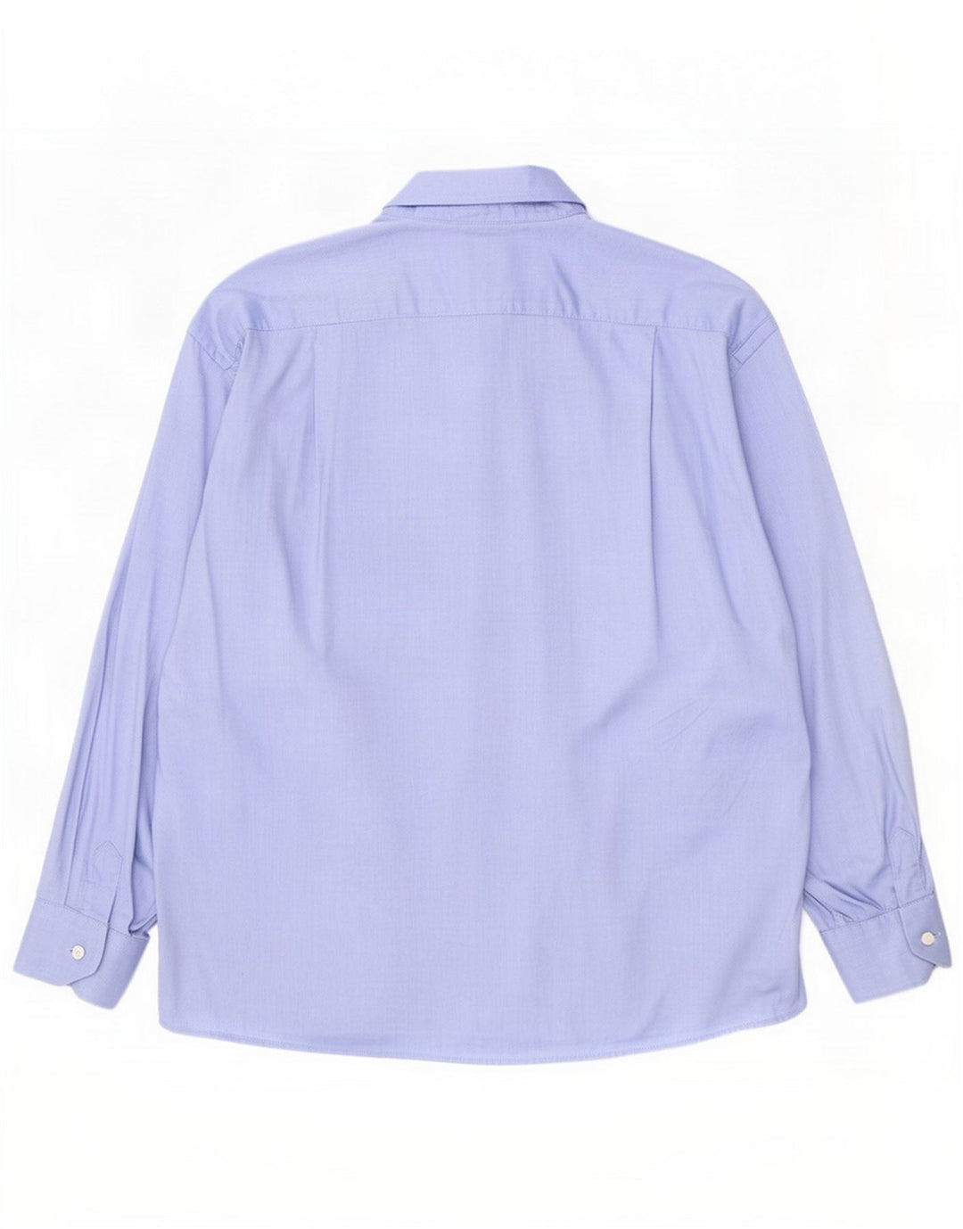 Roccobarocco Mens Shirt Size 40 15 3/4 Medium Blue Cotton