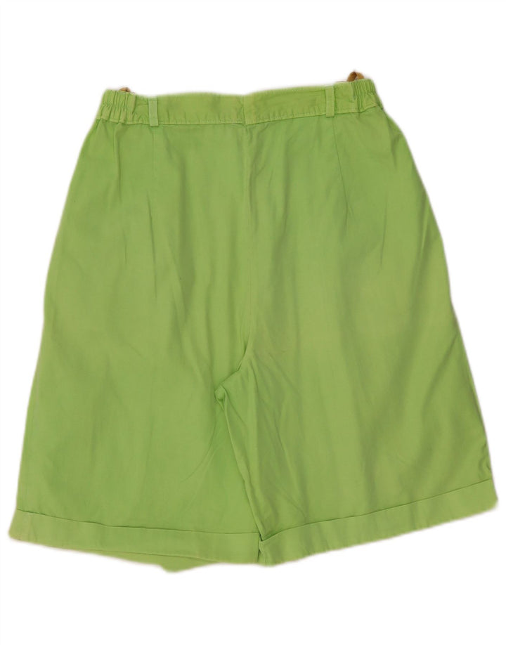 C & A Damen-Chinoshorts mit hoher Taille und Pegged-Chino-Shorts, EU 40, Mittel W26, grüne Baumwolle
