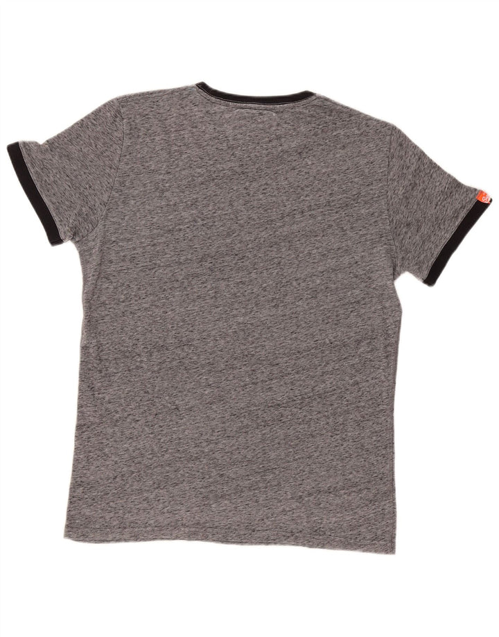 Superdry Herren T-Shirt Top Large Grau meliert