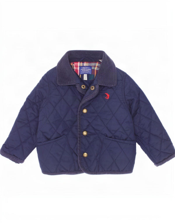 Joules Baby-Jungen-Steppjacke, 12–18 Monate, marineblaues Polyester