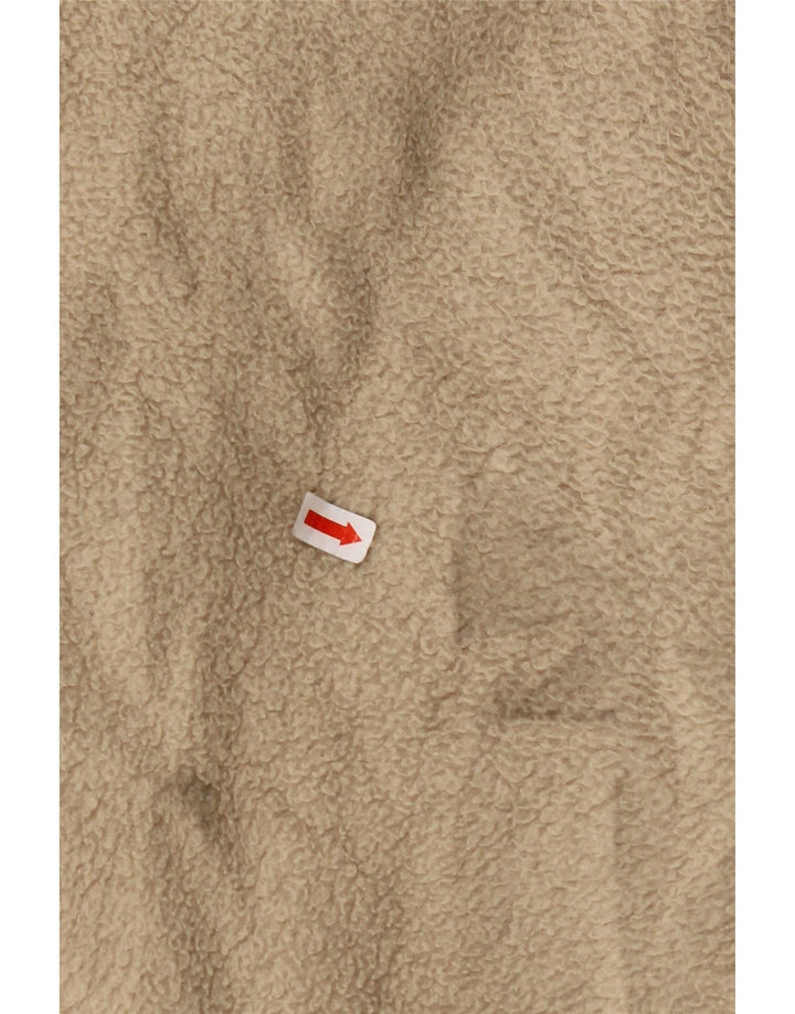 FILA Herren Fleecejacke UK 36 Small Beige Colourblock Polyester