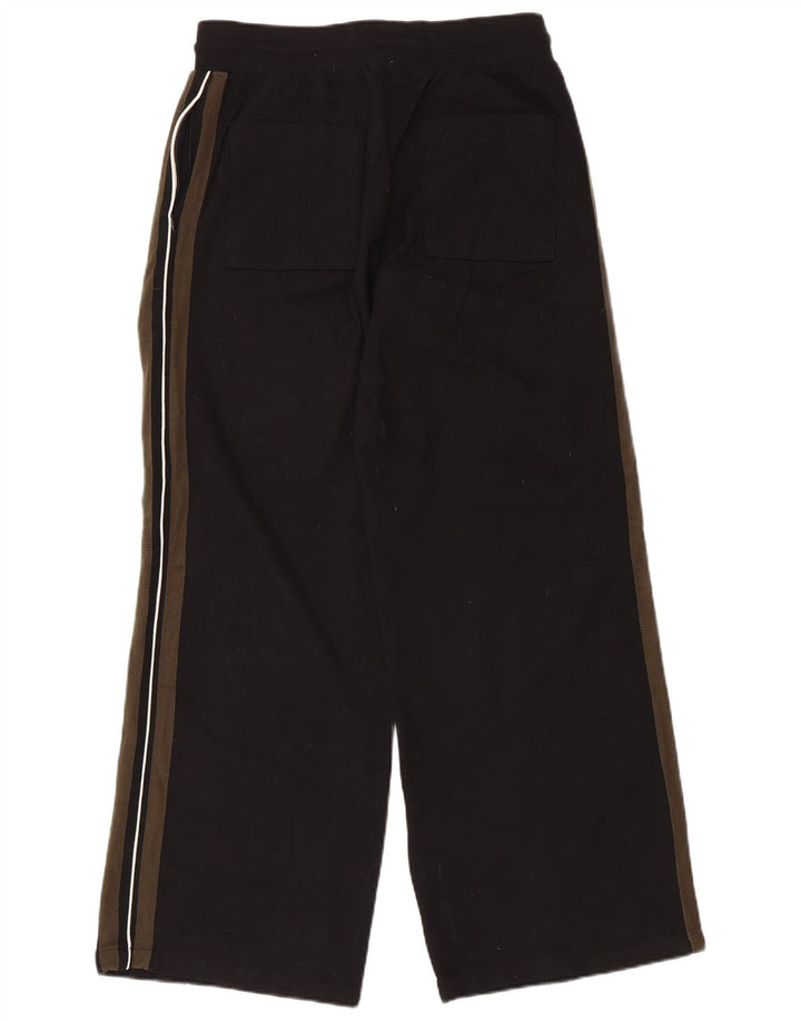 Marks & Spencer Damen-Trainingshose, Gr. 44, groß, schwarz gestreift, Viskose