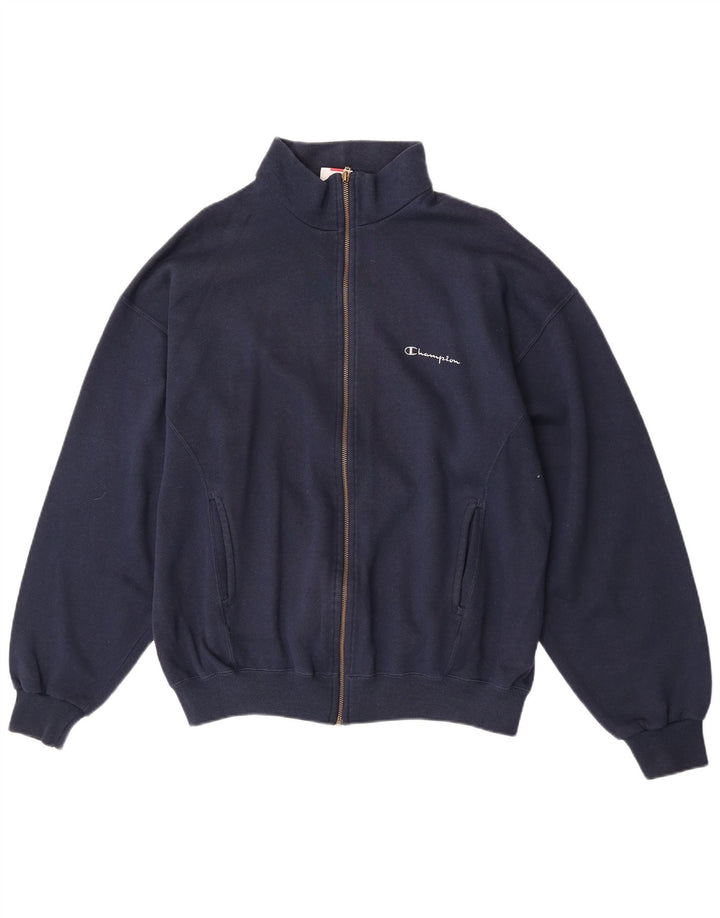 Champion Herren-Trainingsanzugoberteil, XL, Marineblau, Baumwolle