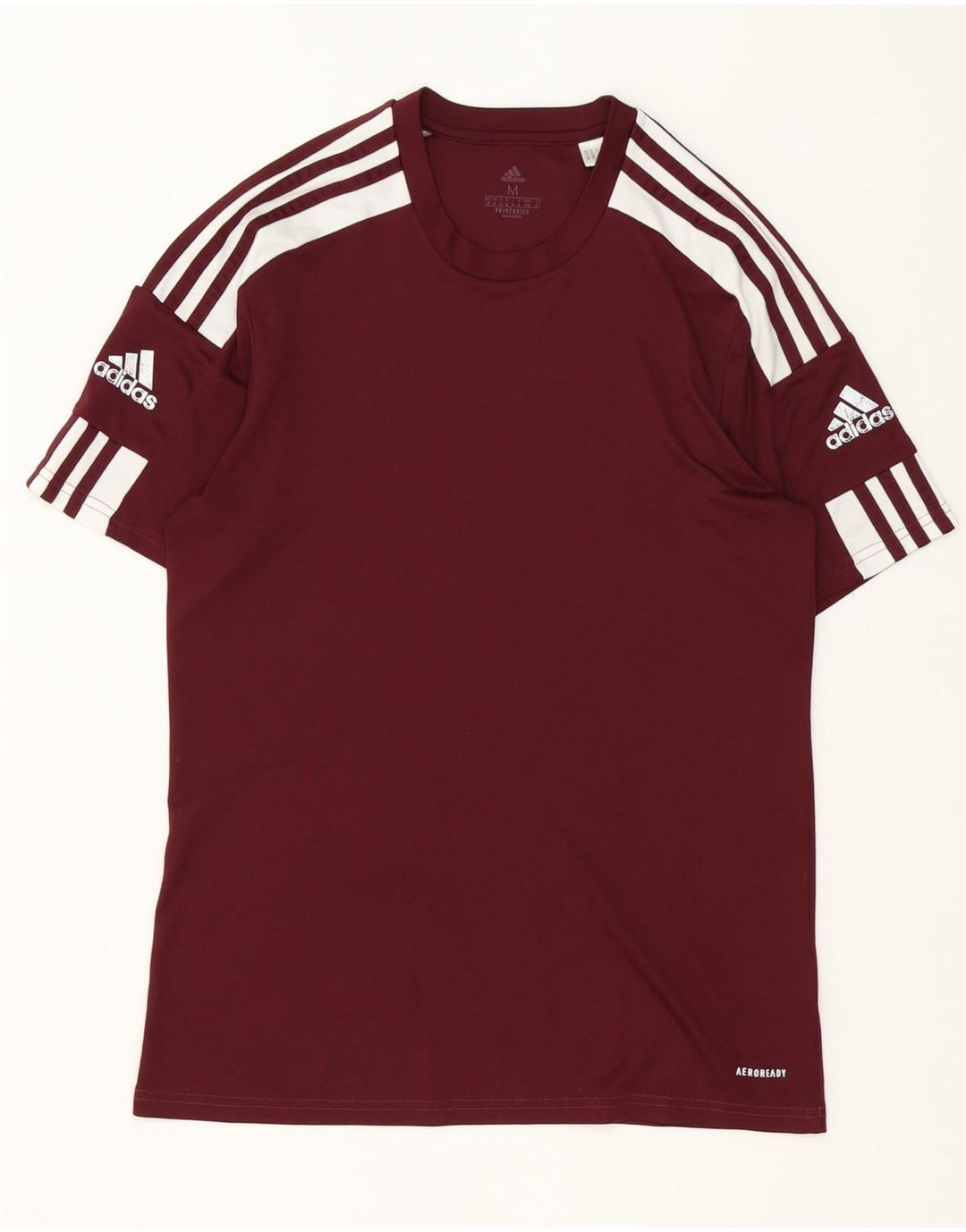 Adidas Herren Aeroready T-Shirt Top Medium Burgund Polyester