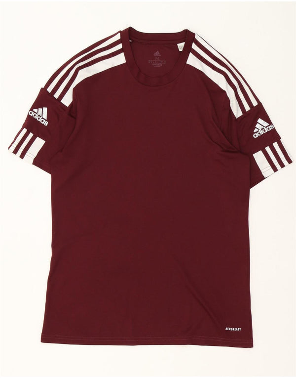 Adidas Herren Aeroready T-Shirt Top Medium Burgund Polyester