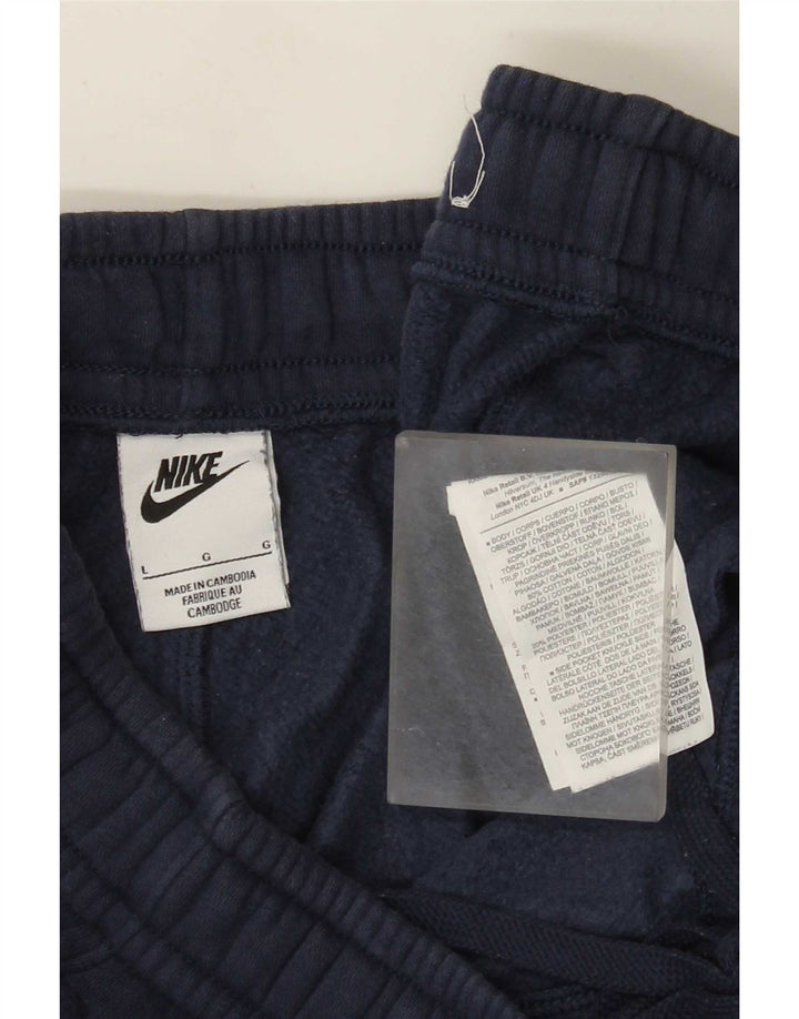 Nike Herren-Trainingshose, Jogginghose, groß, marineblau, Baumwolle