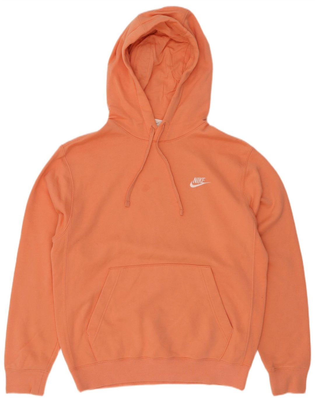Nike Herren Kapuzenpullover, Größe S, Orange, Baumwolle