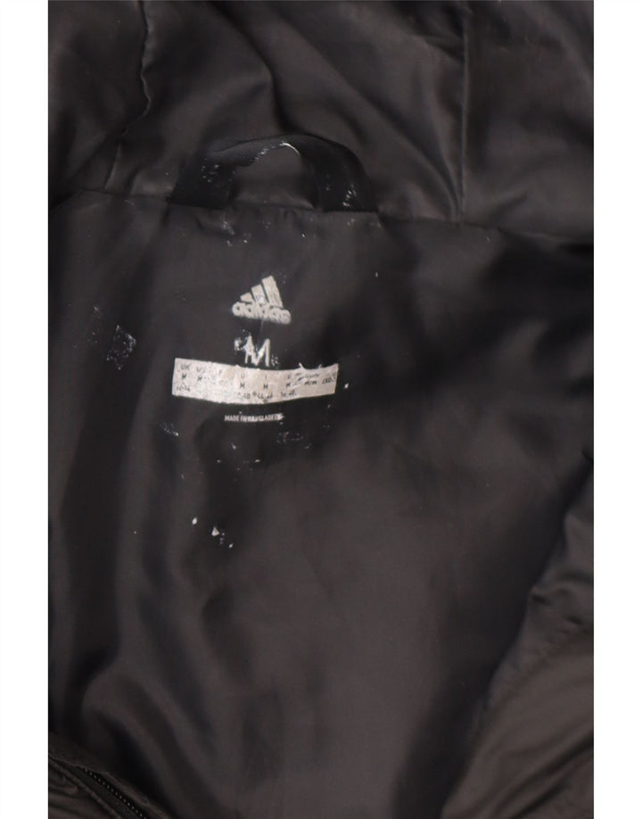 Adidas Damen Kapuzenjacke, gepolstert, UK 12/14, mittelschwarz