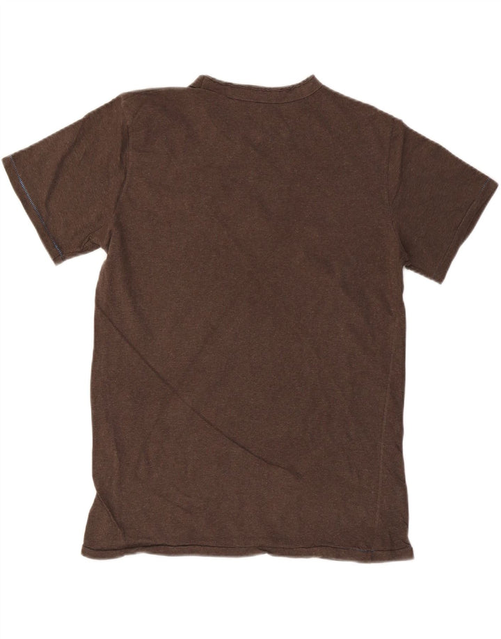 BENETTON Herren T-Shirt Top Mittelbraun