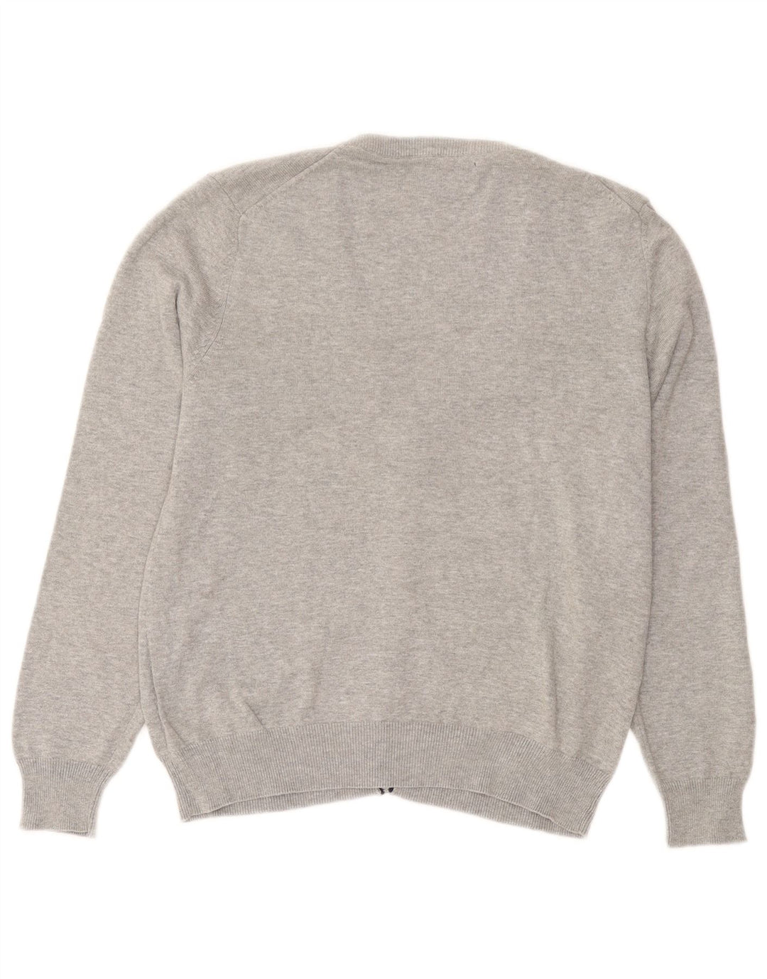 Kappa Herren-Cardigan-Pullover, klein, grau gefleckte Baumwolle