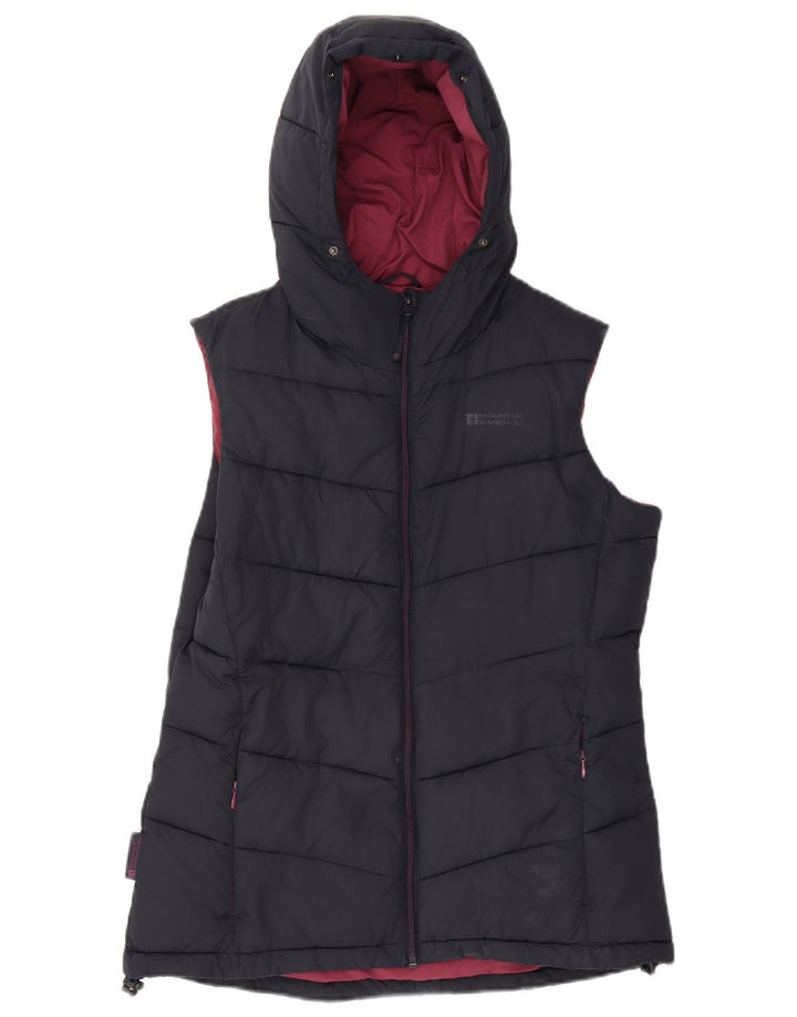 Mountain Warehouse Wattierte Damenweste UK 12 Mittelmarineblaues Polyester