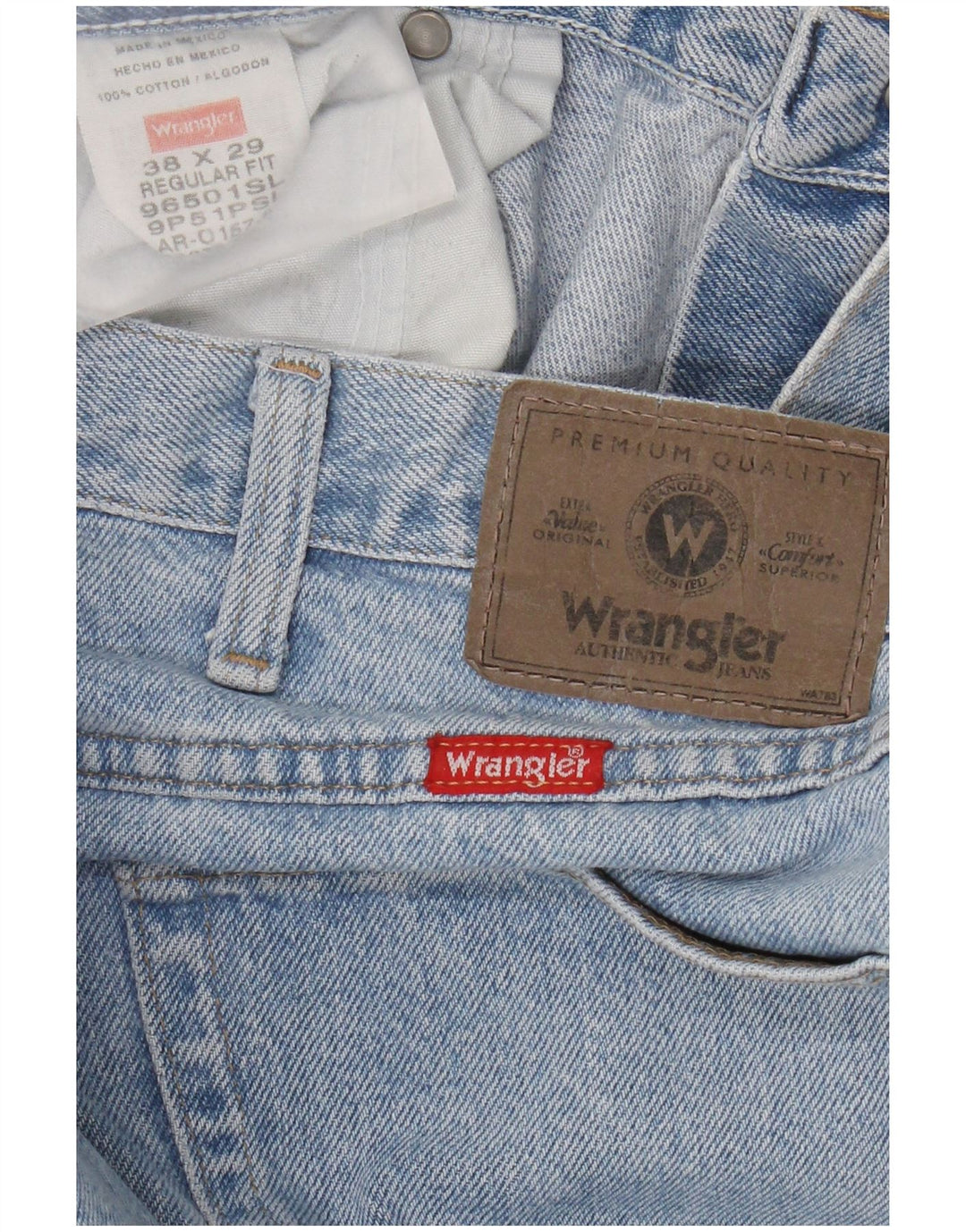 Wrangler Herren-Jeans mit normaler Passform, gerade Passform, W38, L29, Blau, Baumwolle