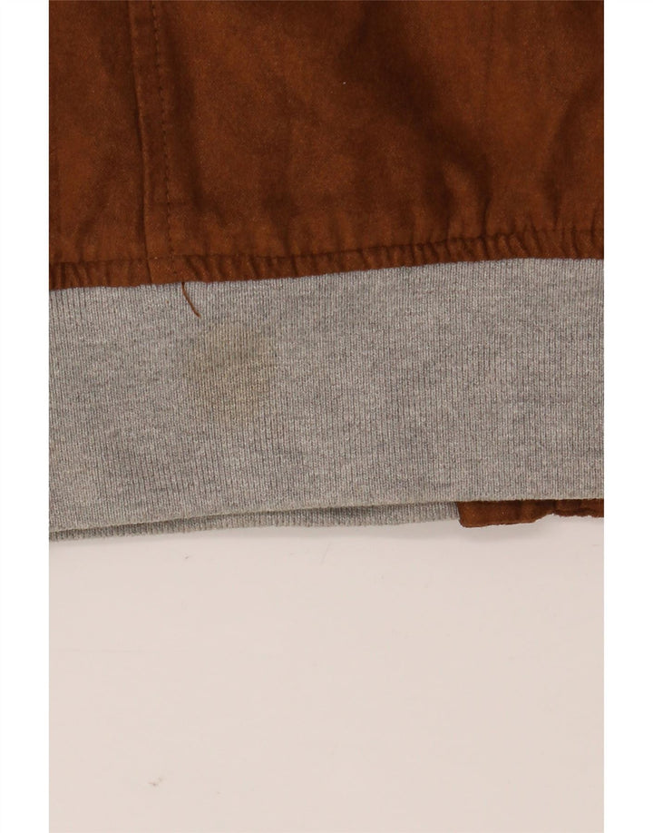 Zara Herren Trainingsanzug Top Jacke XL Braun Polyester