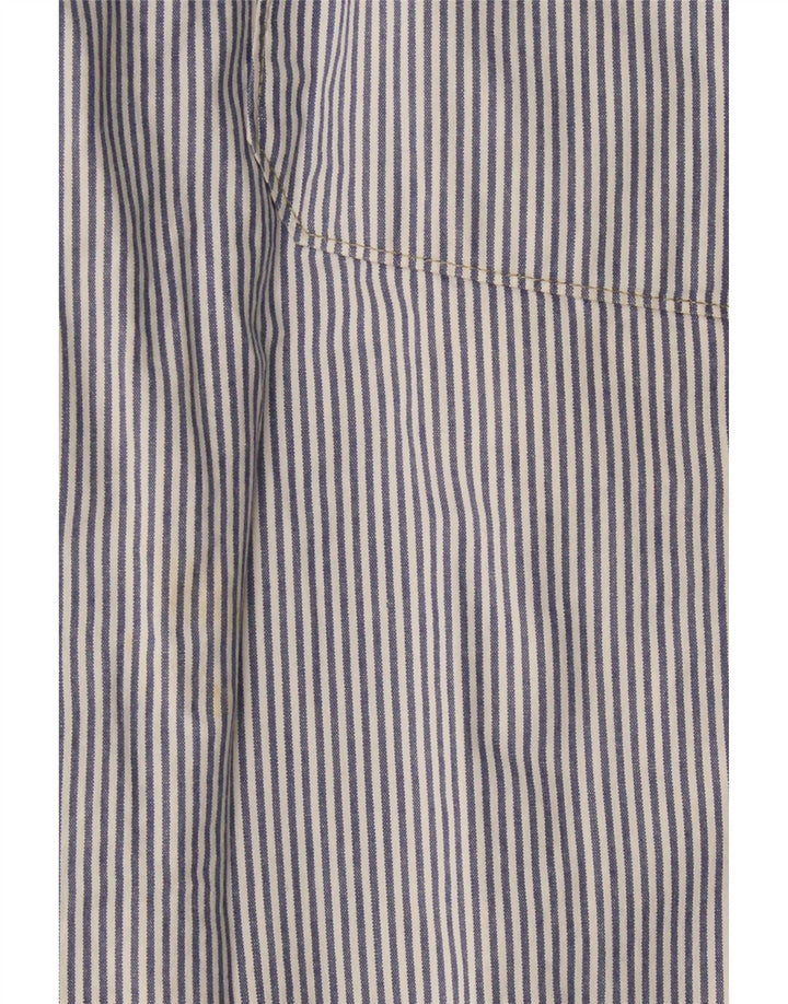 MURPHY & NYE Herren Sailmakers Chinohose W36 L32 Blaue Nadelstreifen