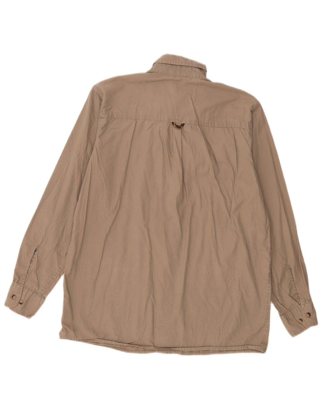 Wrangler Herrenhemd aus mittlerer Khaki-Baumwolle