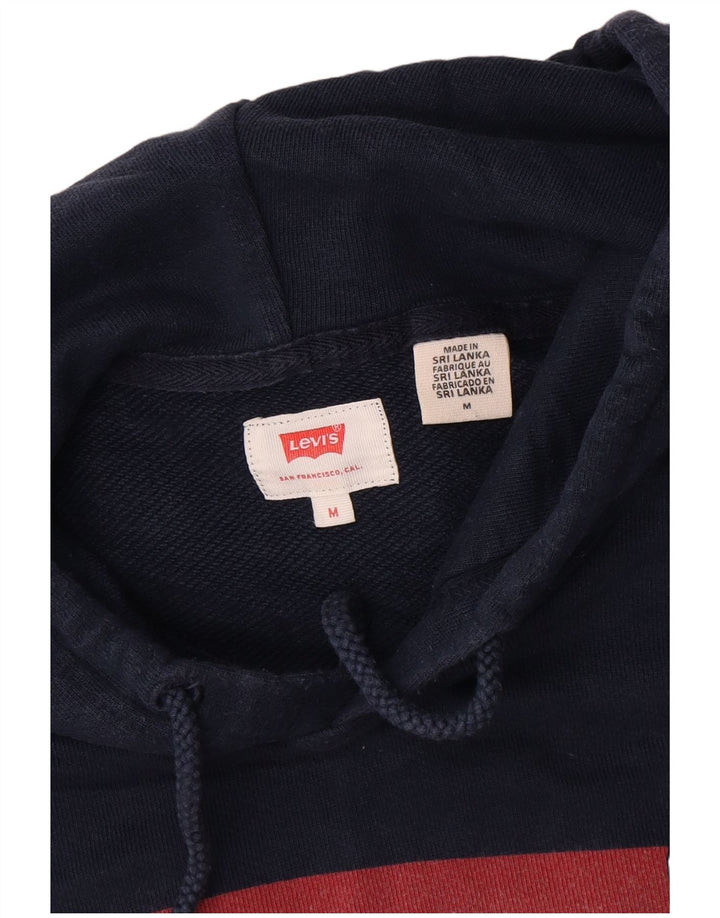 Levi's Herren-Kapuzenpullover mit Grafik, mittelmarineblau, Baumwolle