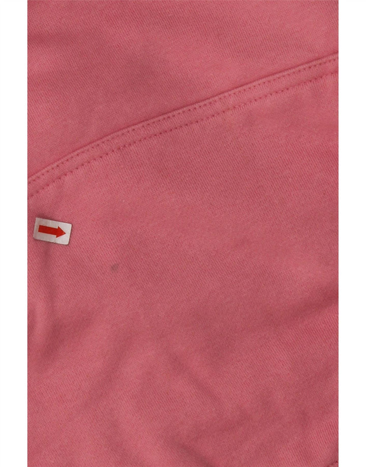 SUPERDRY Damen Crop Graphic Übergroßer Kapuzenpullover UK 16 Large Rosa