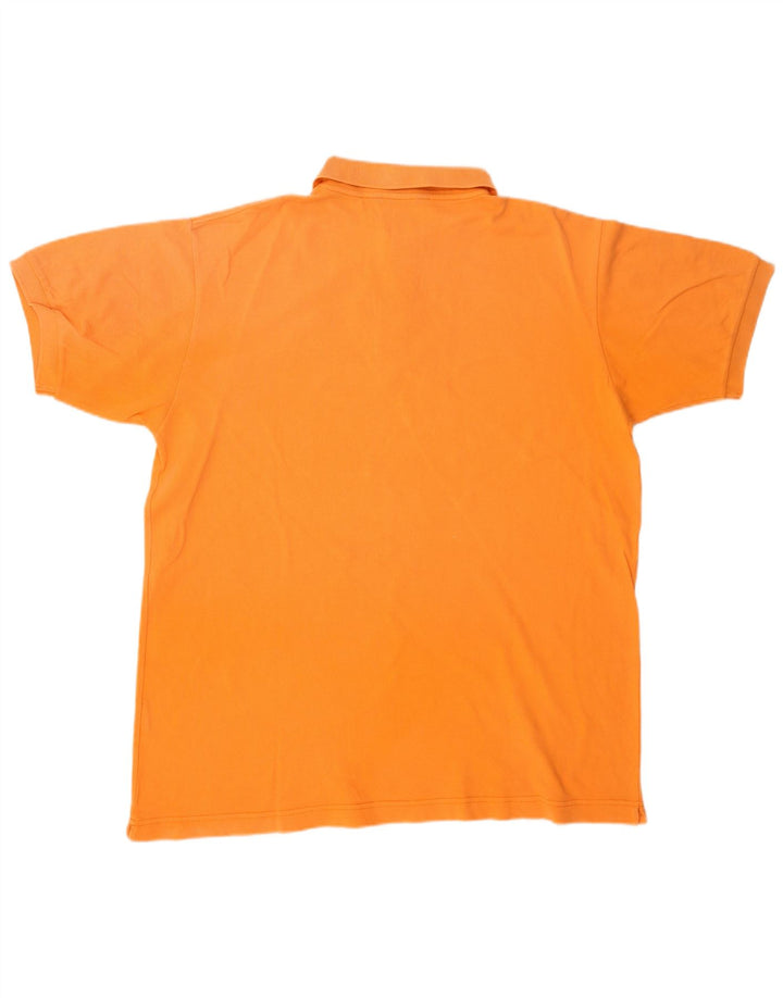 Kappa Herren Poloshirt XL Orange Baumwolle