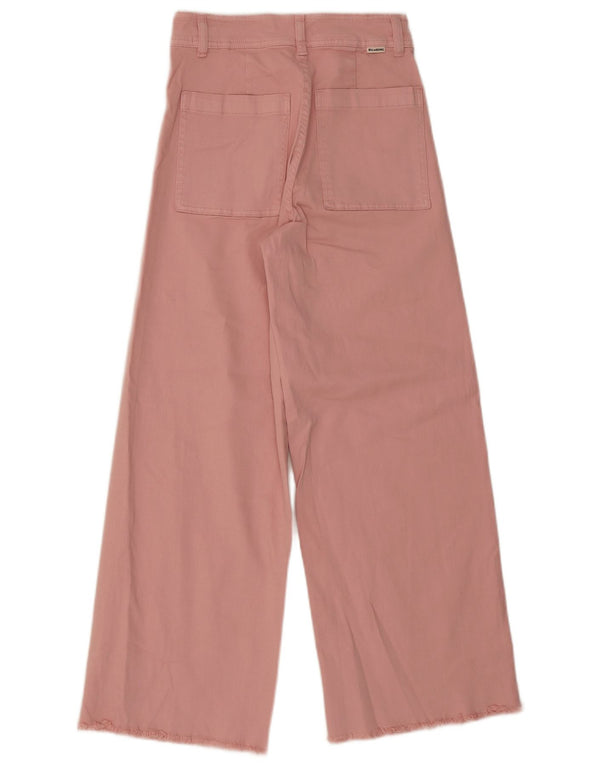 Billabong Damen-Freizeithose mit weitem Bein, W27, L27, rosa Baumwolle
