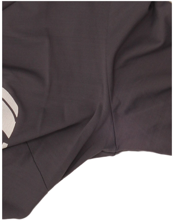 Guess Damen Grafik-T-Shirt-Kleid mit 3/4-Ärmeln, UK 12, Mittelgrau, Polyamid