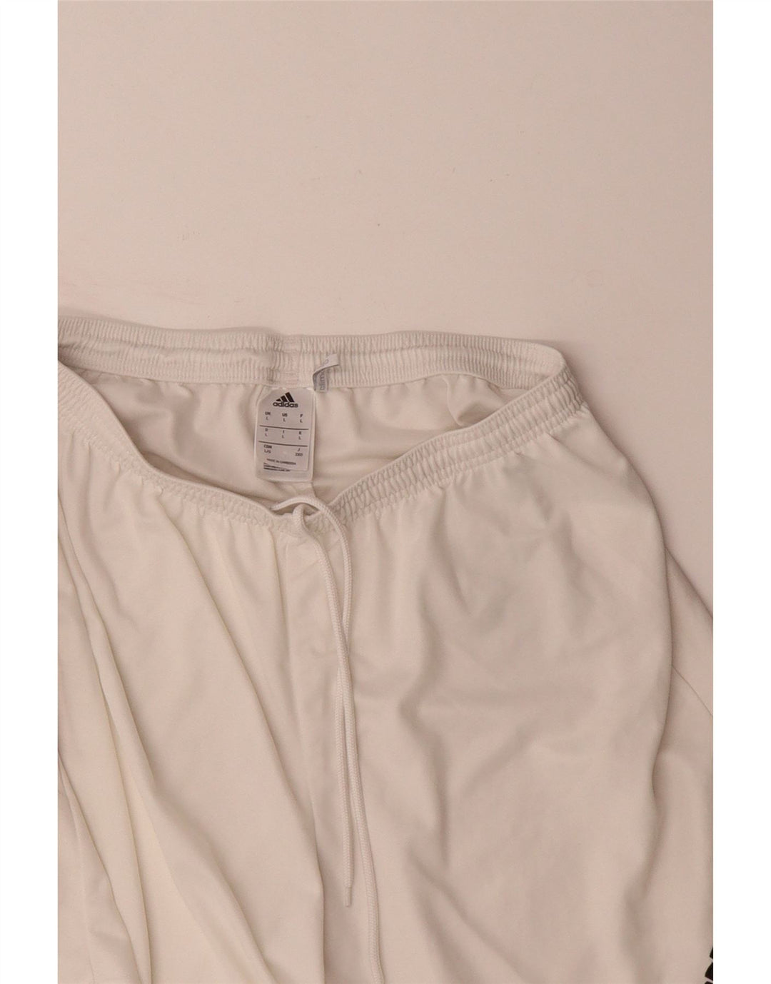 ADIDAS Mens Climalite Sport Shorts Large White Polyester
