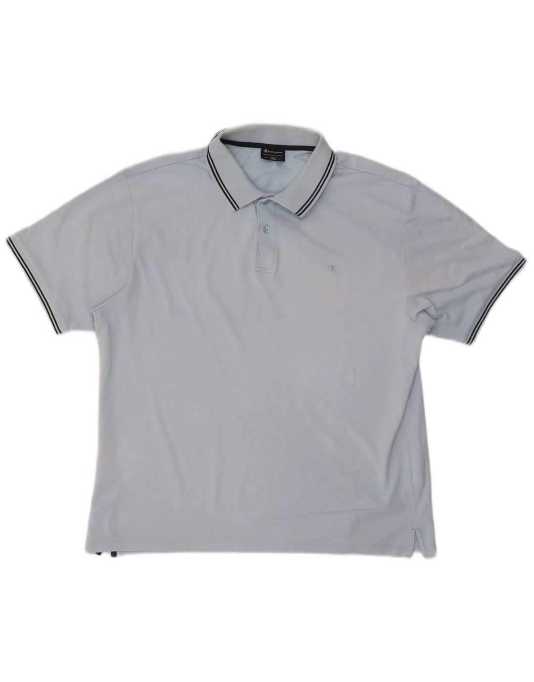 Champion Herren Poloshirt XL Blau Baumwolle