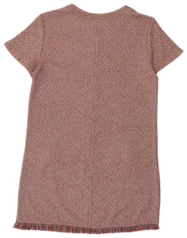 Zara Womens Trafaluc Shift Dress UK 14 Medium Red Flecked