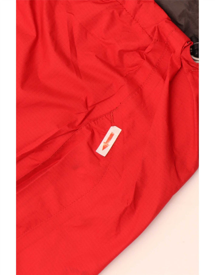 Berghaus Jungen-Regenjacke mit Kapuze, 13–14 Jahre, rotes Nylon