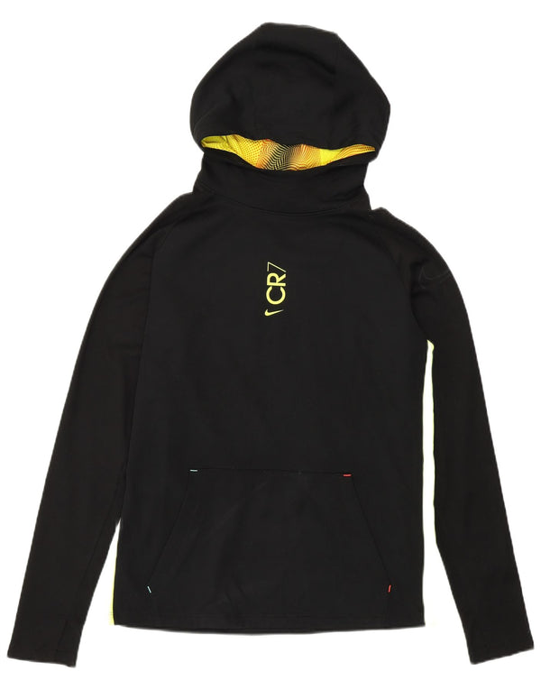Nike Jungen Cristiano Ronaldo Kapuzenpullover, 12–13 Jahre, Größe L, Schwarz, Sport